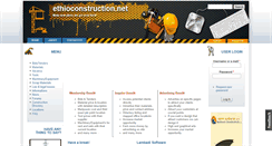 Desktop Screenshot of ethioconstruction.net