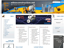 Tablet Screenshot of ethioconstruction.net